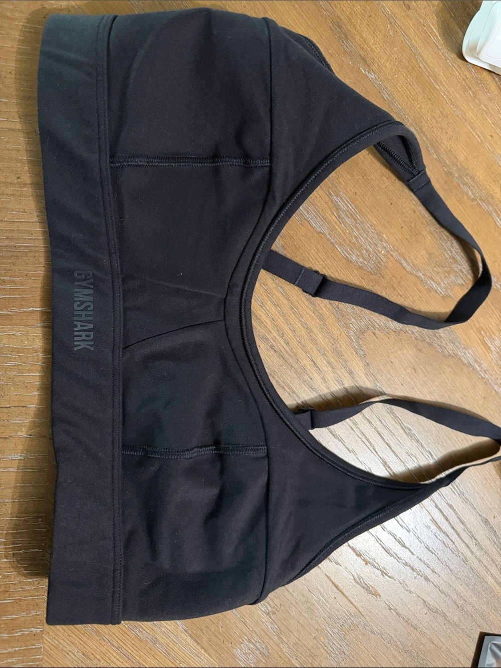Gymshark Black Minimalist Strappy Sports Bra